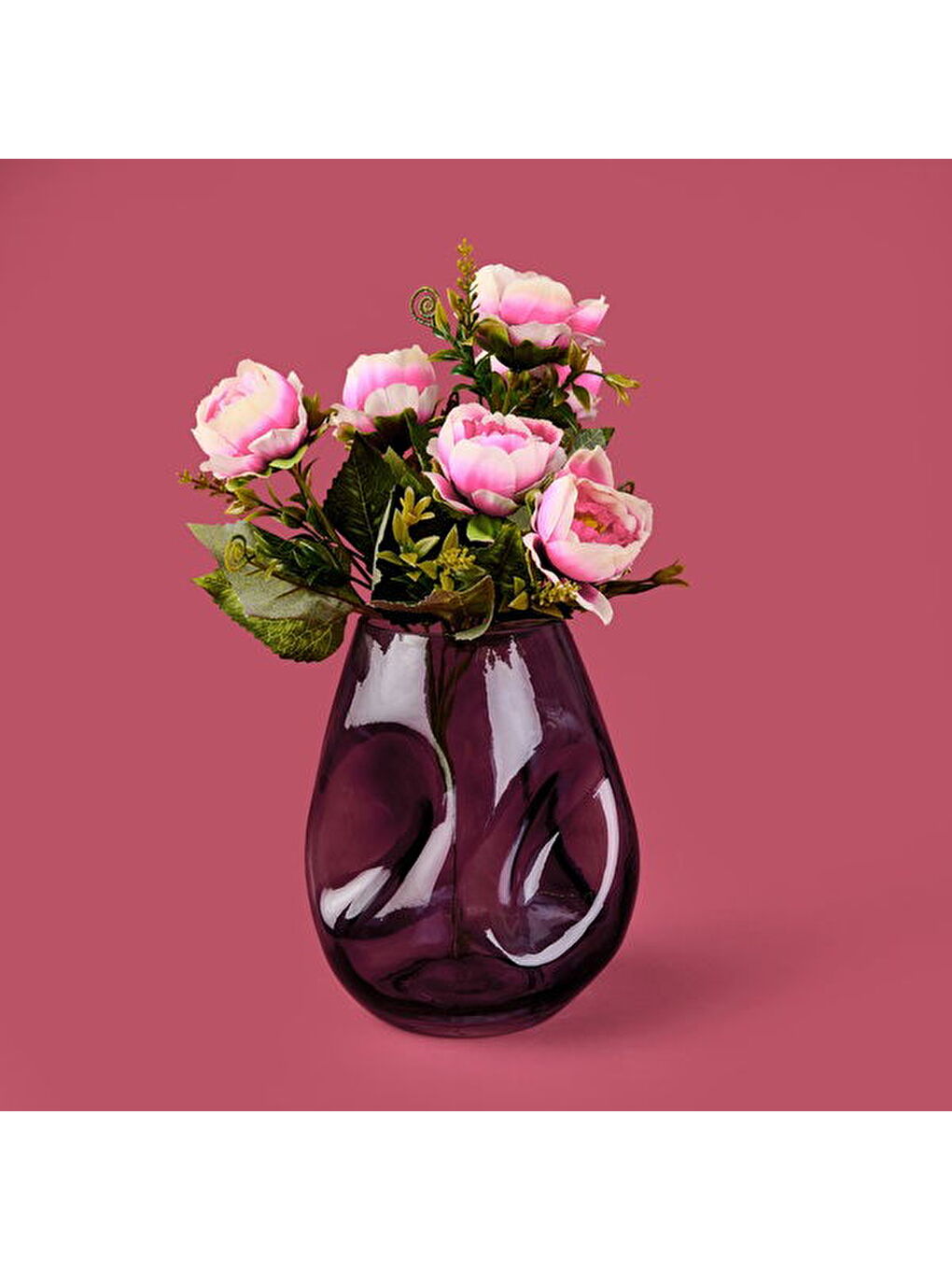 Deco Glore Vazo - Gri - 18x8,5 cm-2