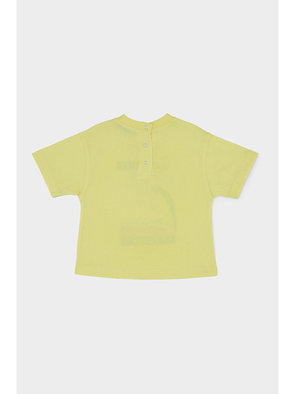 Kız Bebek Baskılı Sarı Tişört-1