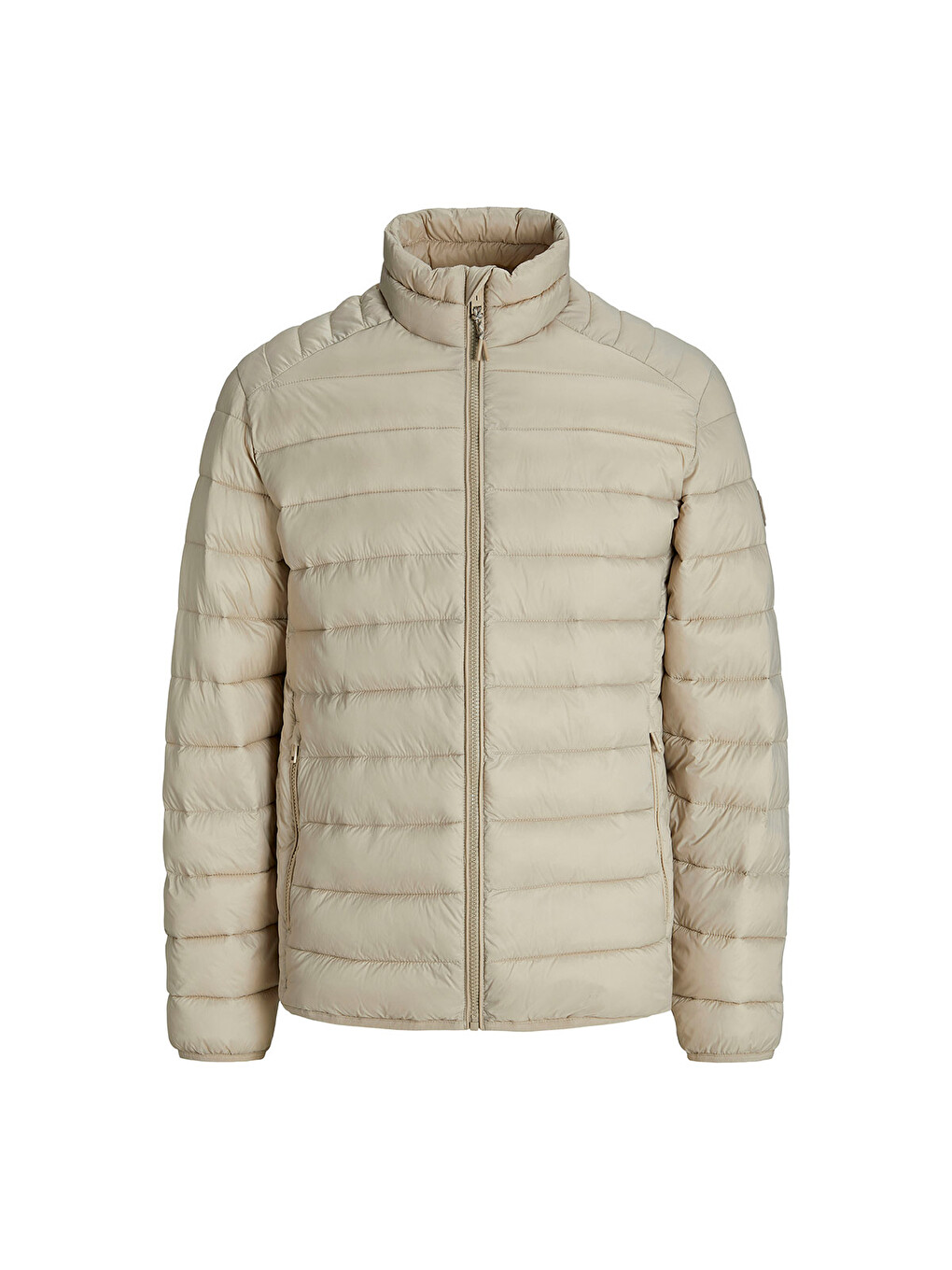 Bradley Light Puffer Collar Erkek Bej Dik Yaka Şişme Mont