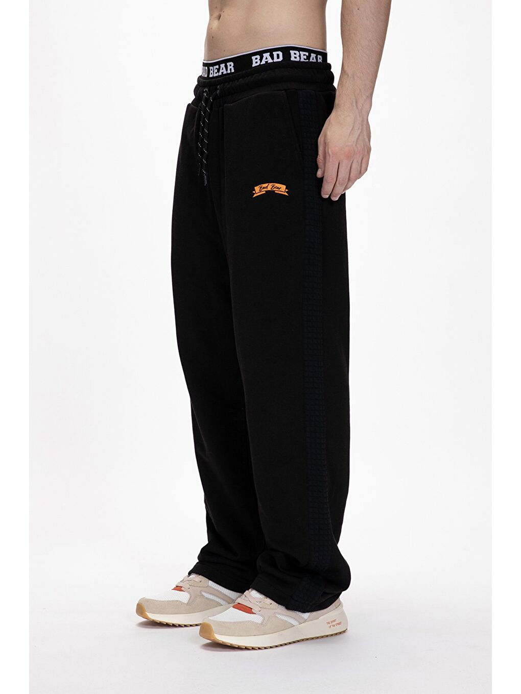 Siyah Diez Si̇yah Erkek  Eşofman Altı-1