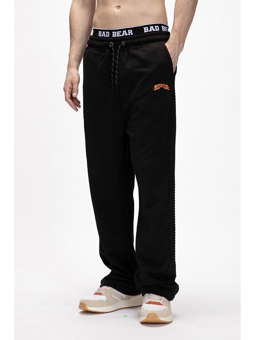 Siyah Diez Si̇yah Erkek  Eşofman Altı-3