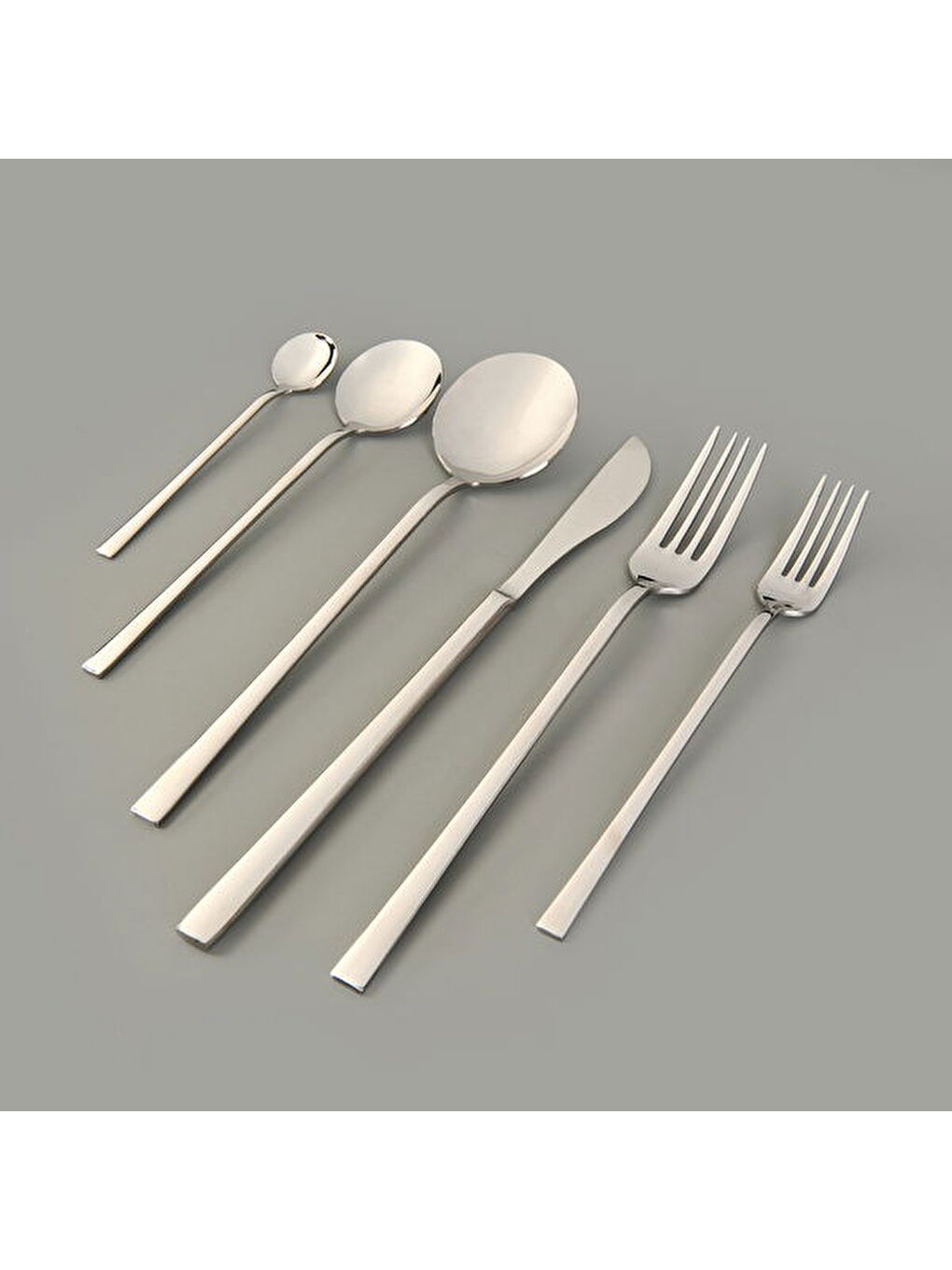 Karışık Halkiş 36 Parça Çatal Kaşık Bıçak Seti - Inox-2