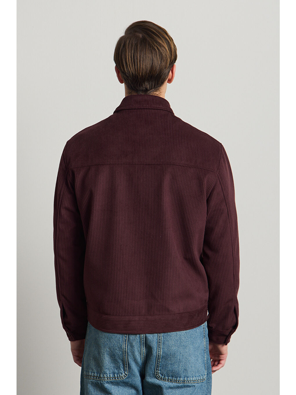 Erkek Premimum Kadife Ceket Bordo 4229DNGR-6