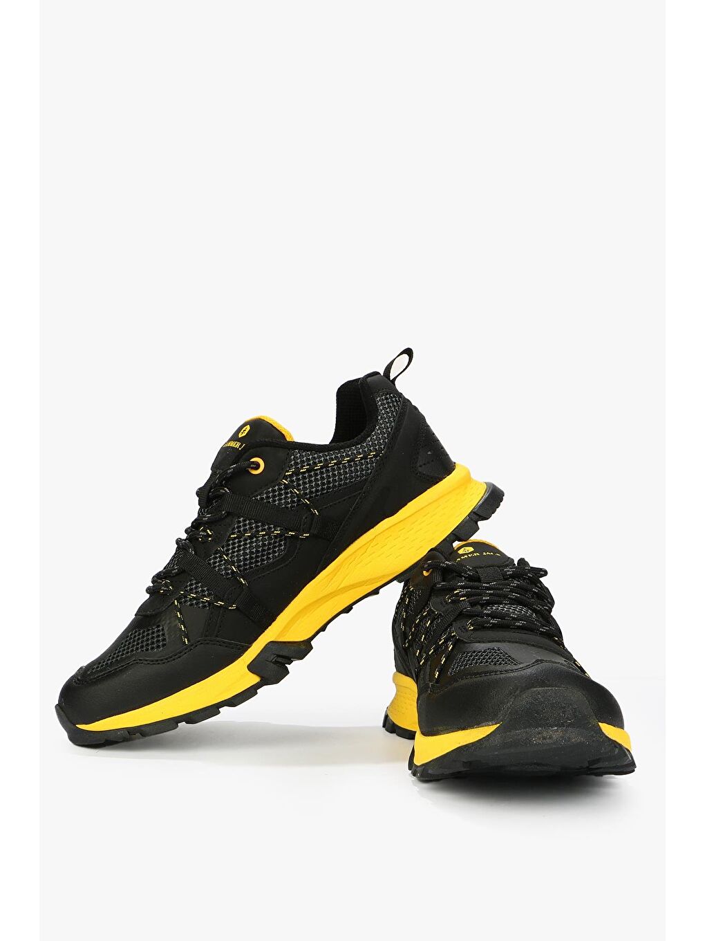 Karışık Emery Siyah - Sarı Erkek Spor Ayakkabı-4