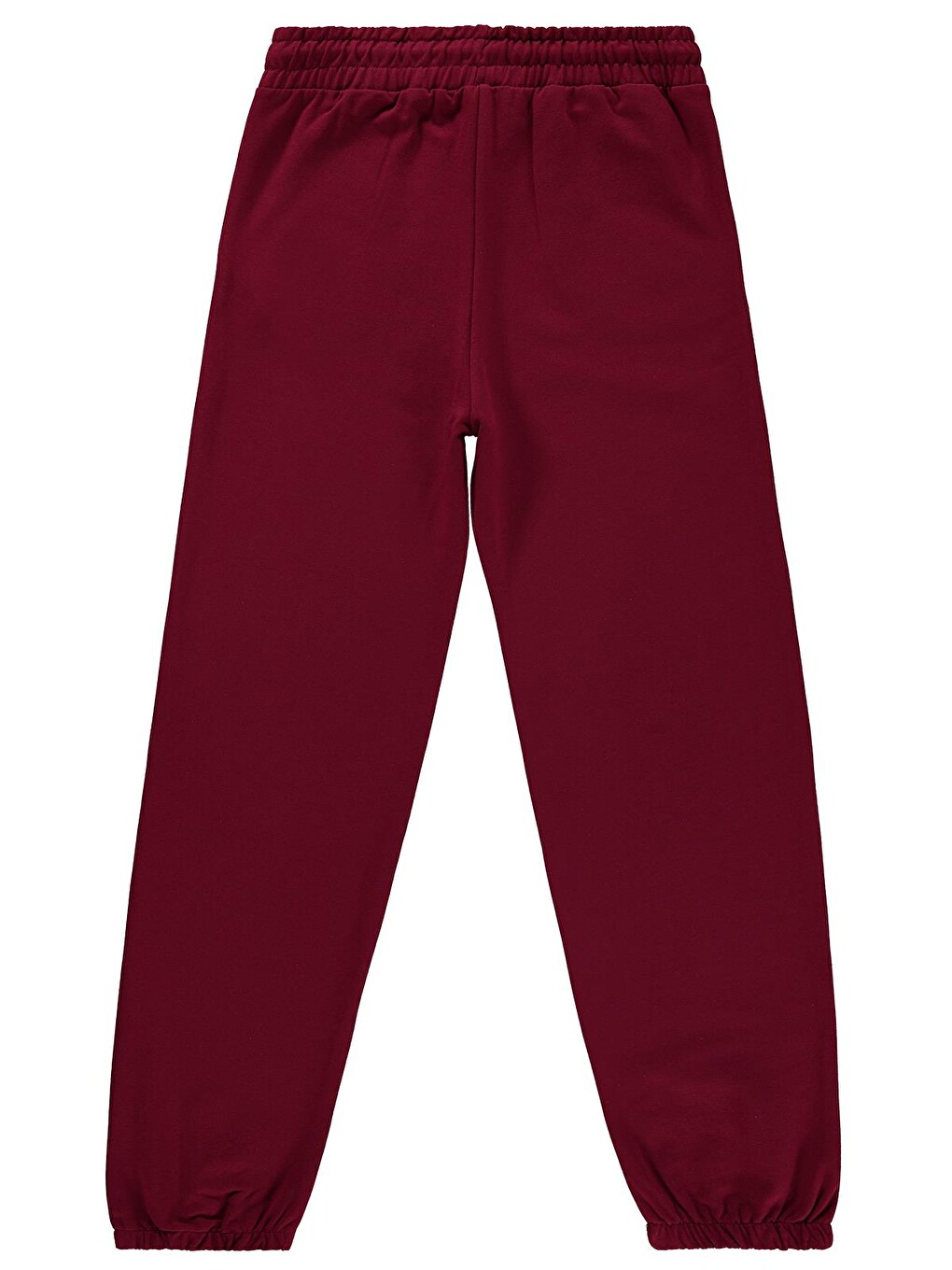 Girls Basic 6-9 Yaş Eşofman Altı - Bordo-1