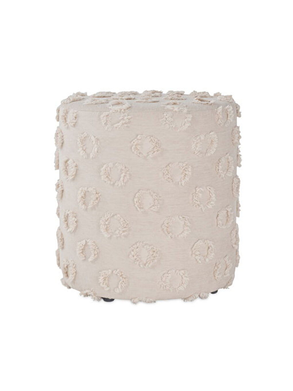 Lirio Puf - Bej - 38x38x41 cm-3