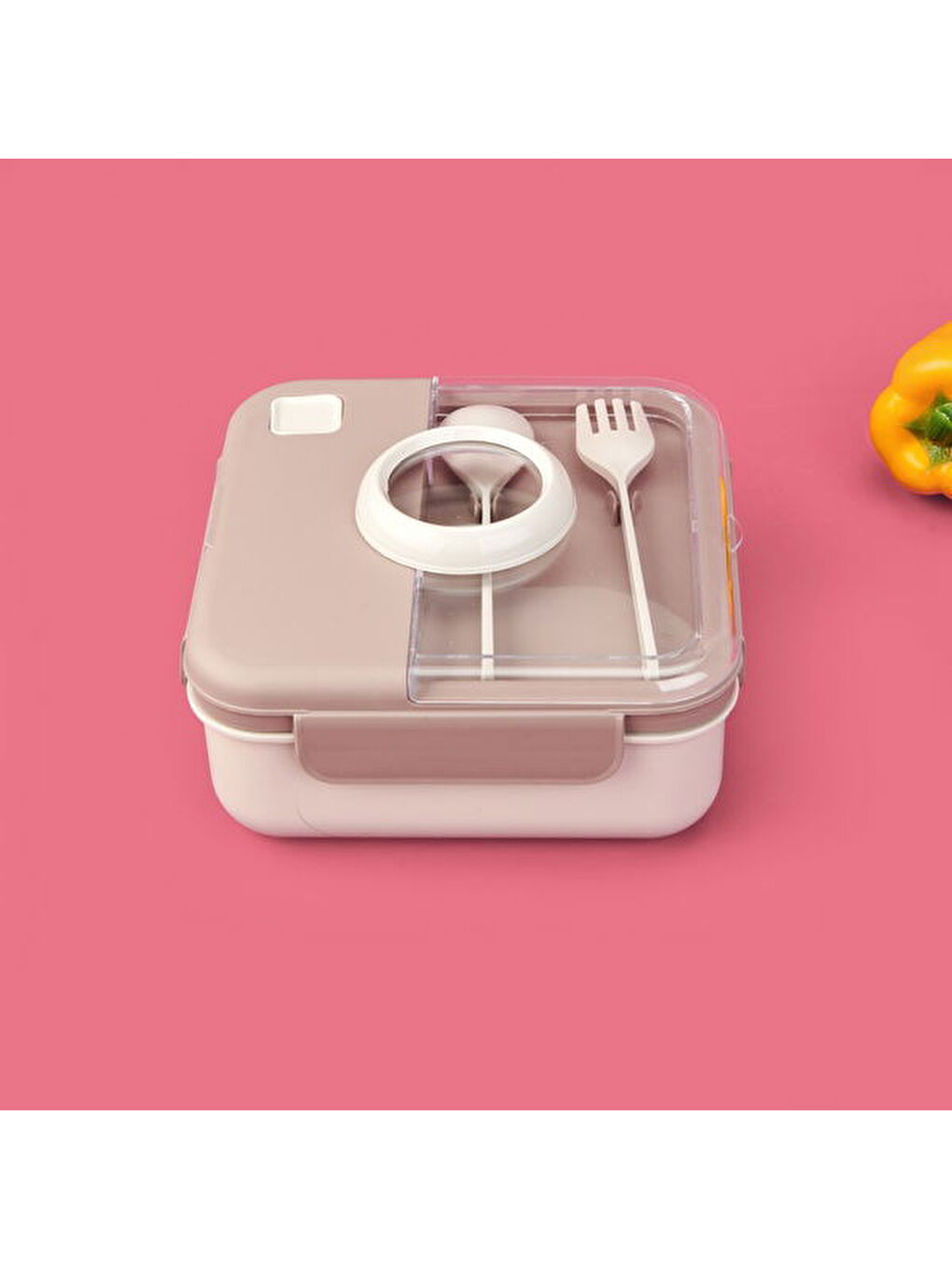 Boutique Beslenme Kabı - Bej - 1.25 lt-1