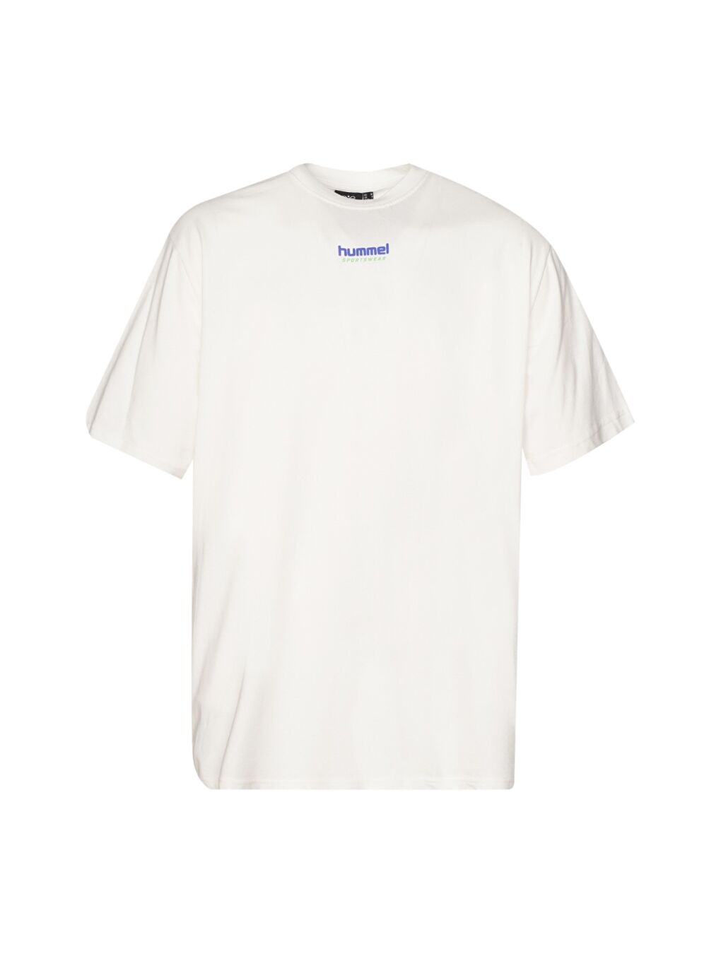 Lessi Oversize Erkek Beyaz Yuvarlak Yaka Tişört-1