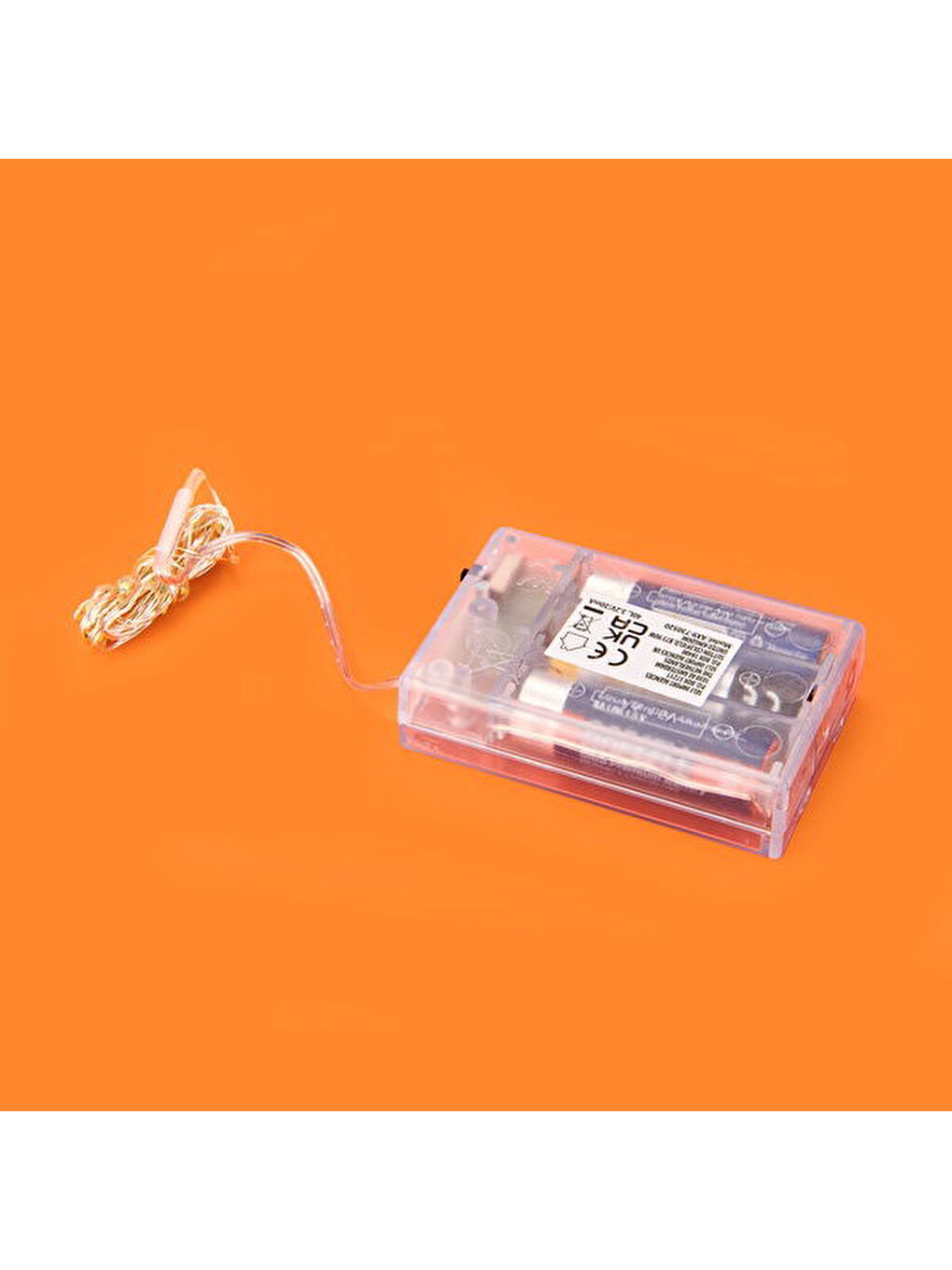 Renksiz 40 Işıklı Led - Şeffaf - 195 cm-2