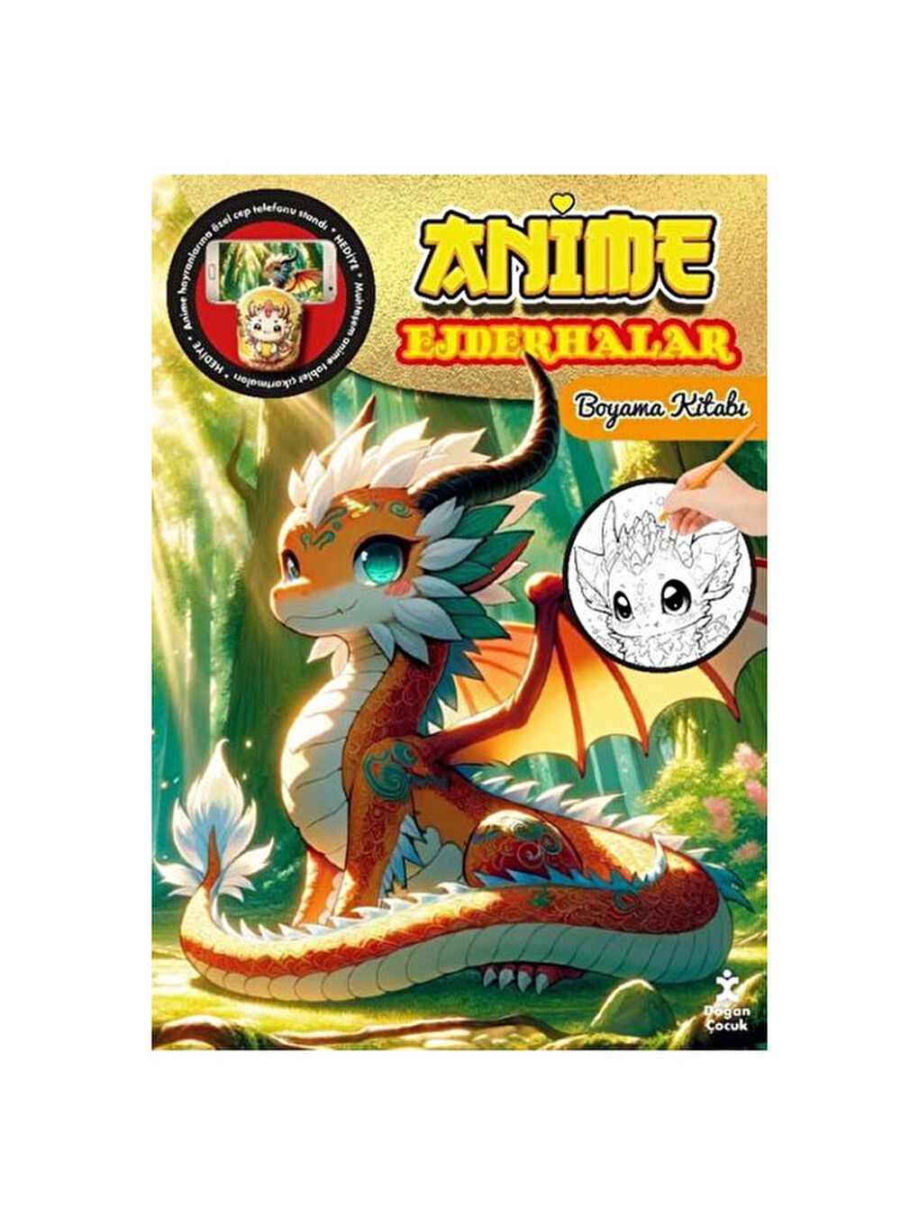 Anime Ejderhalar Boyama Kitabı