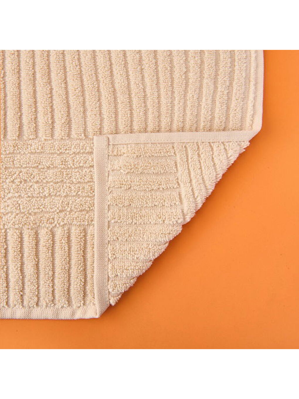 Soft Microcotton Yüz Havlusu - Bej - 50x90 cm-3