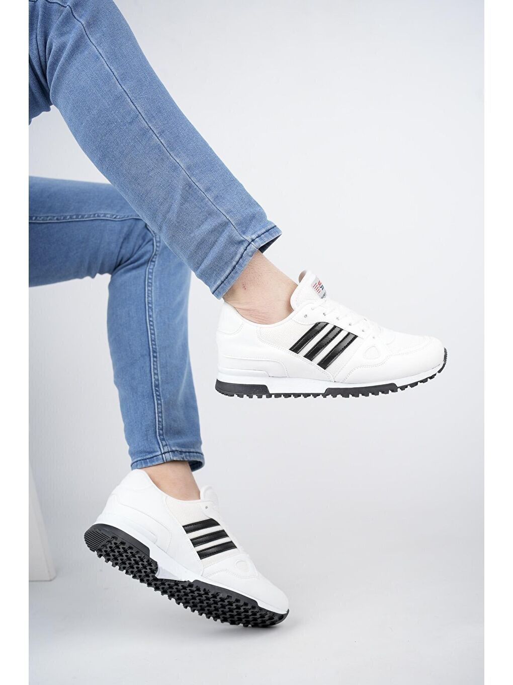 Beyaz Zero Unisex Ortopedik Günlük  Yürüyüş Koşu Sneaker Spor Ayakkabı-1