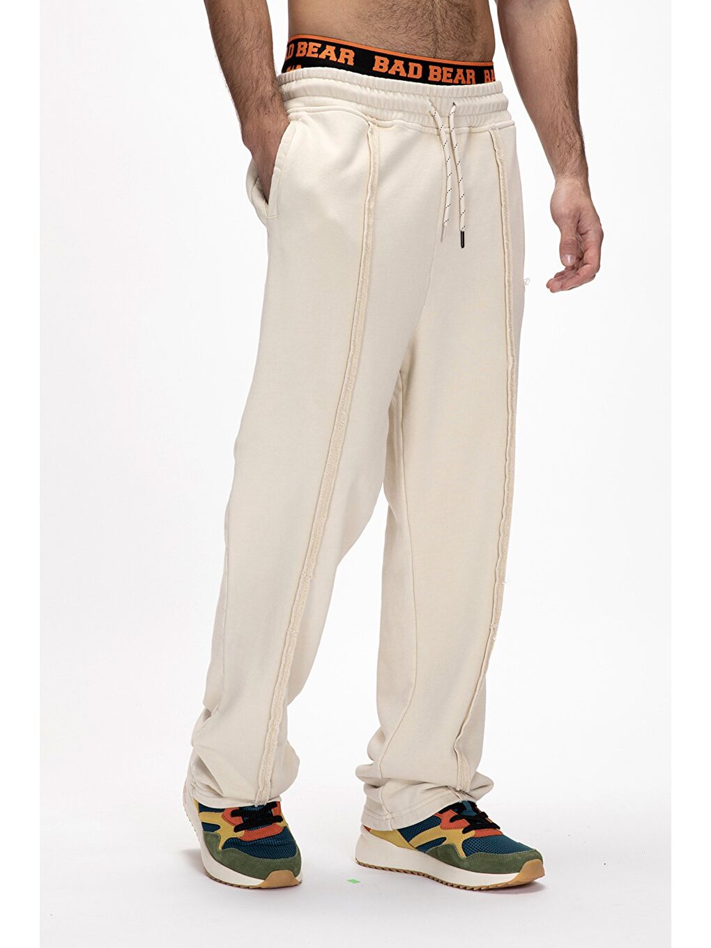 Vex Bej Erkek  Eşofman Altı-3