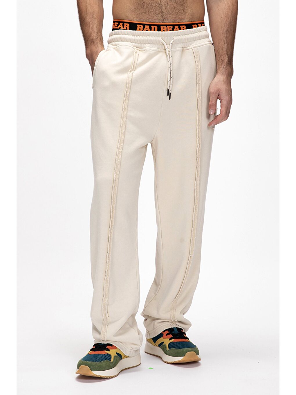 Vex Bej Erkek  Eşofman Altı-6