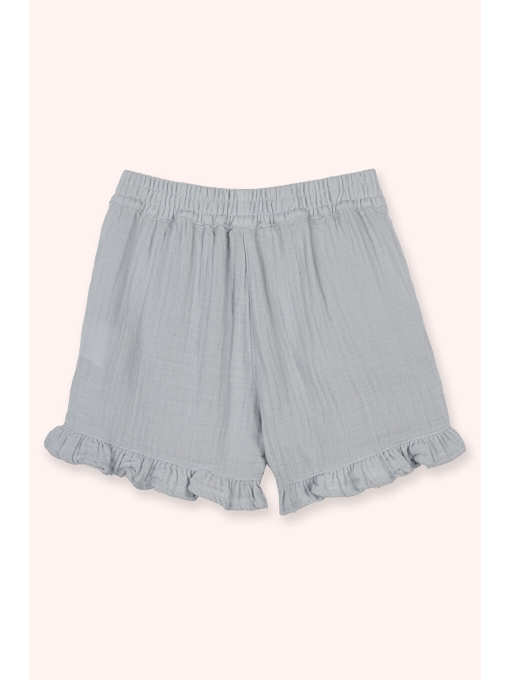 Kız Çocuk Müslin 2'li Takım Mavi-5