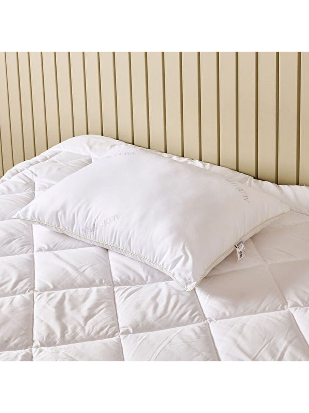 Soft Aloe Vera Yastık - Beyaz - 50x70 cm-2