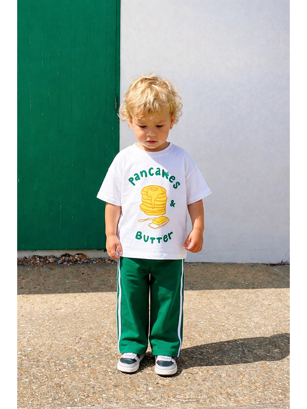 Lila Unisex Baskılı Pamuklu Bisiklet Yaka Altüst Takım