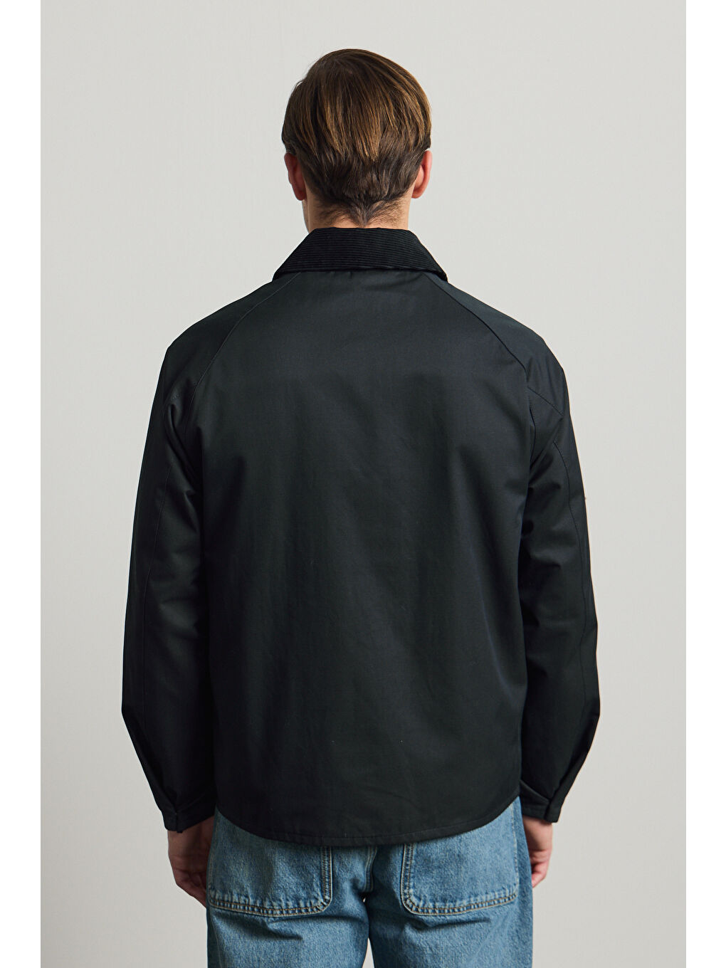 Erkek Premium Kadife Yaka Ceket Lacivert 4231DNGR-5