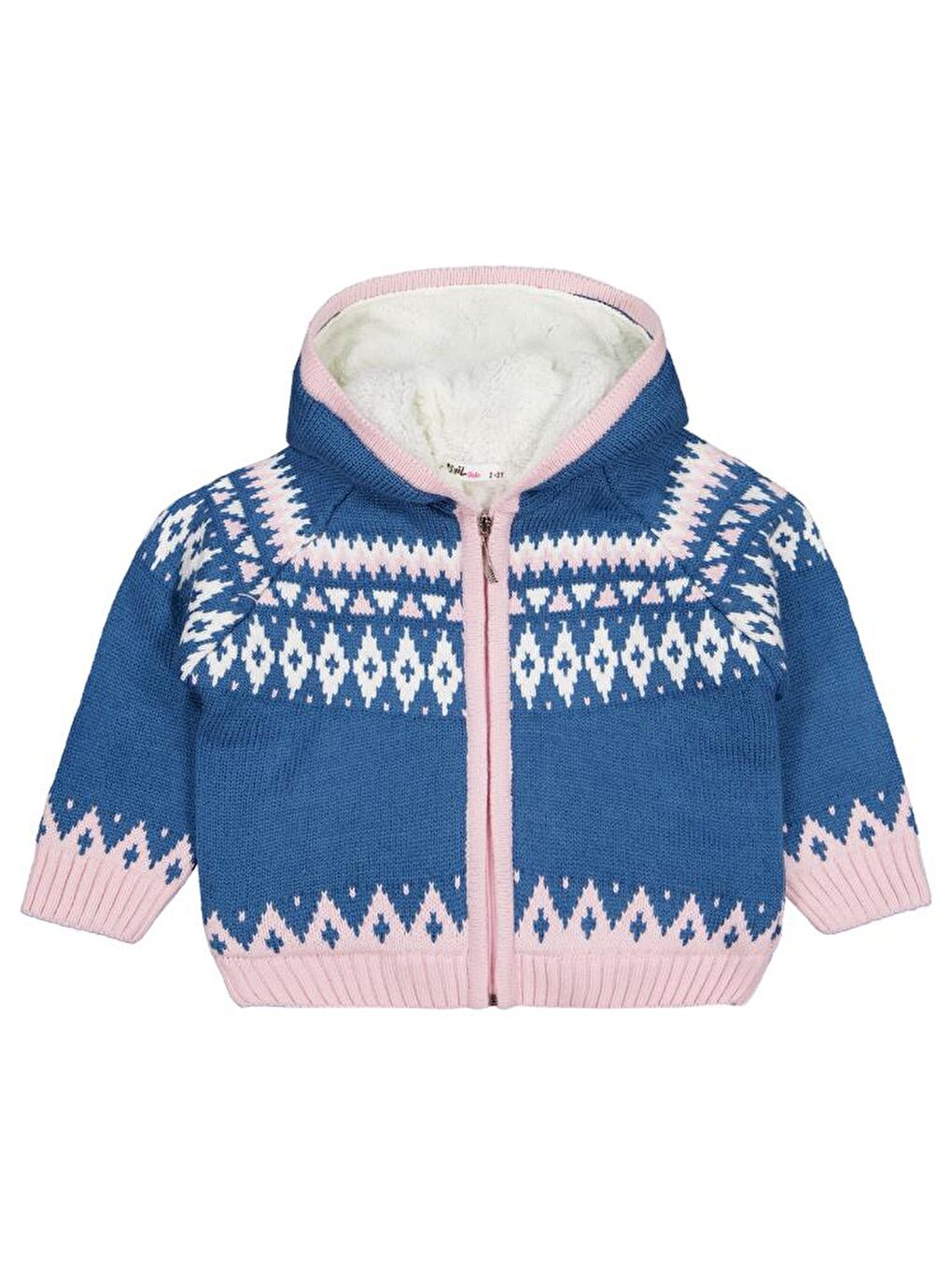 Petrol Girls Etnik Desenli 2-5 Yaş Hırka-2