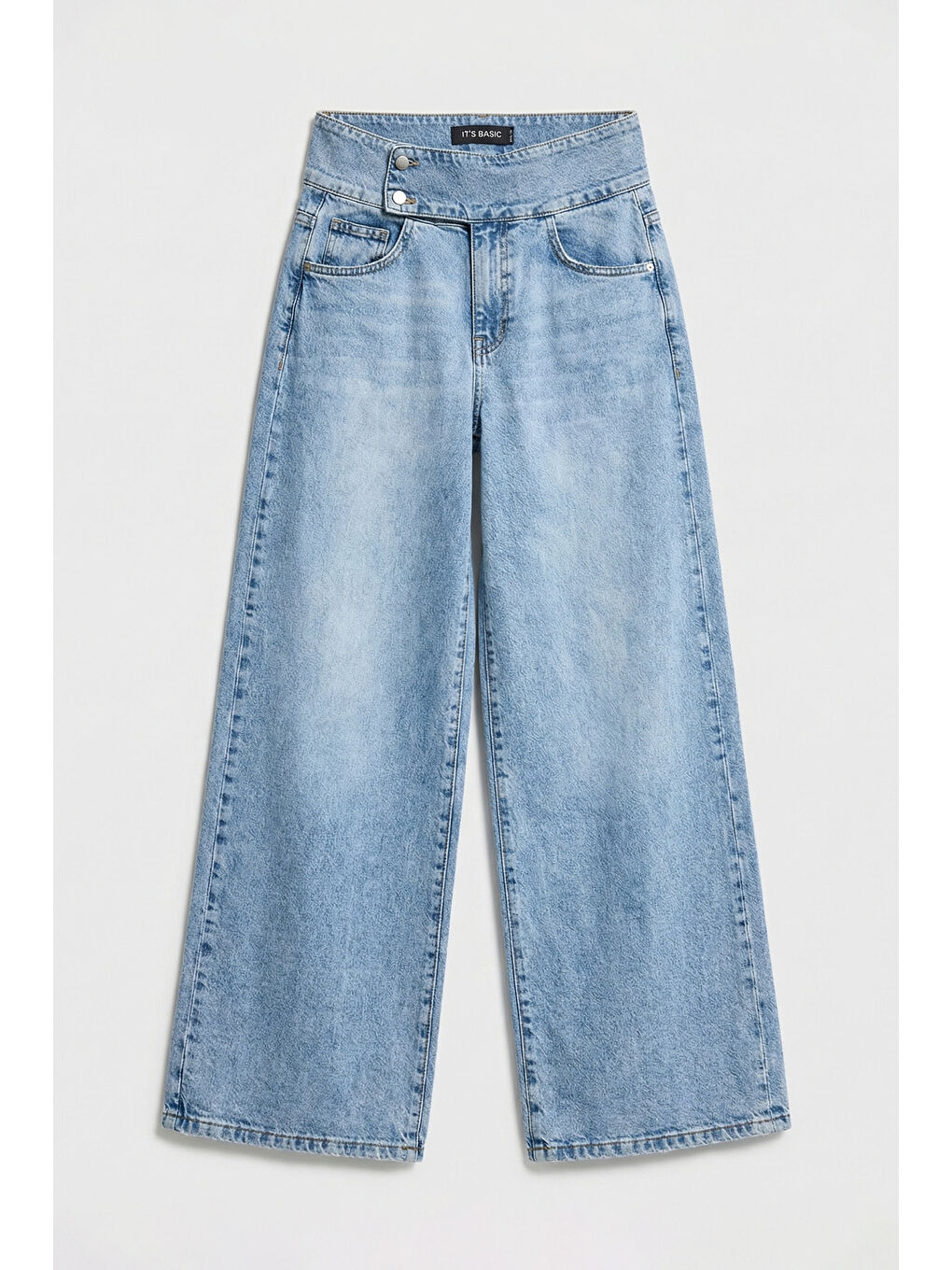 Mavi Kadın Ice 4s6-3 Süper Palazzo Kemer Detaylı Komfort Kumaş Denim Jean-3