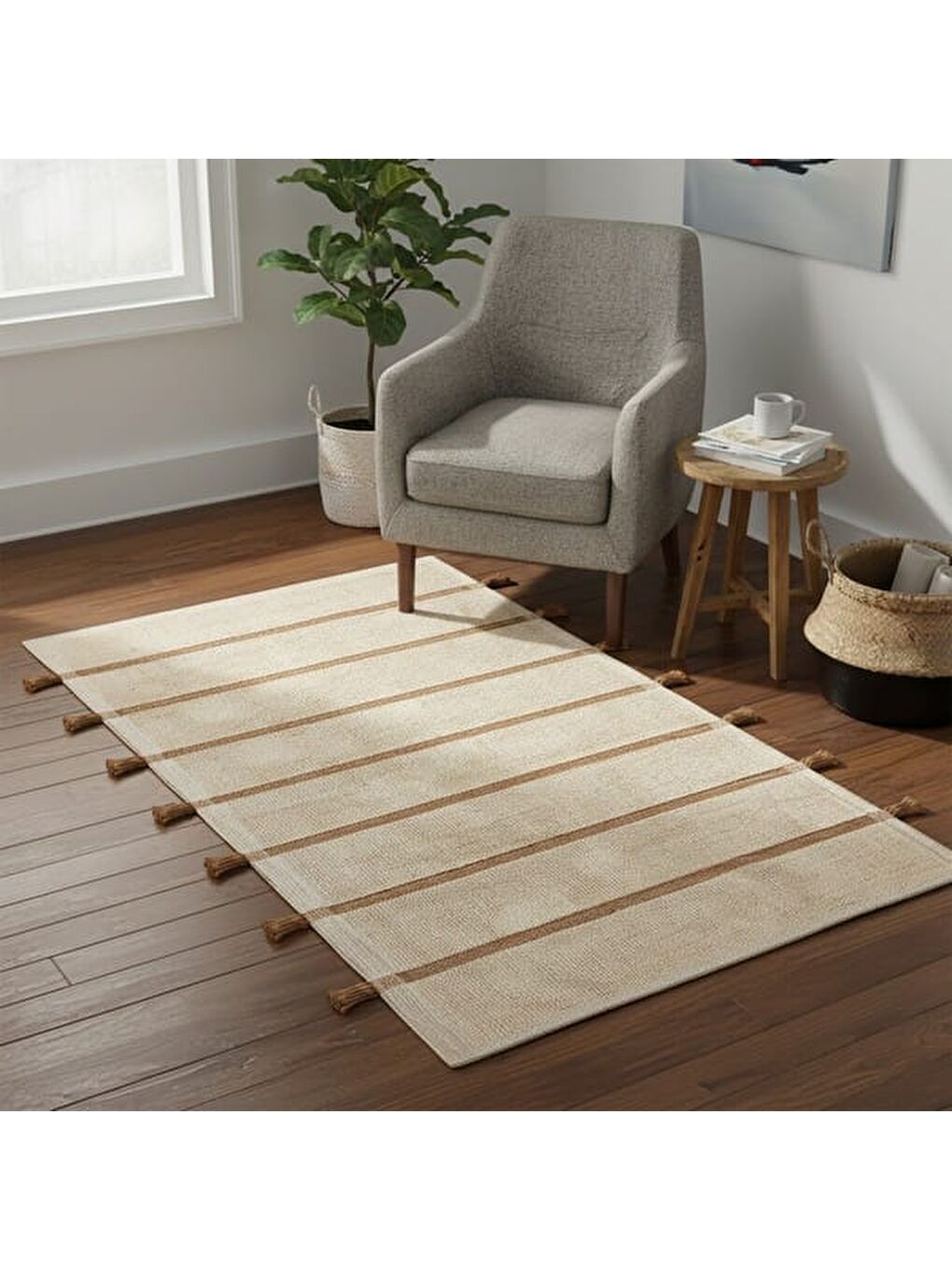 Soft Rigel Banyo Paspası - Ekru / Bej - 60x100 cm-1