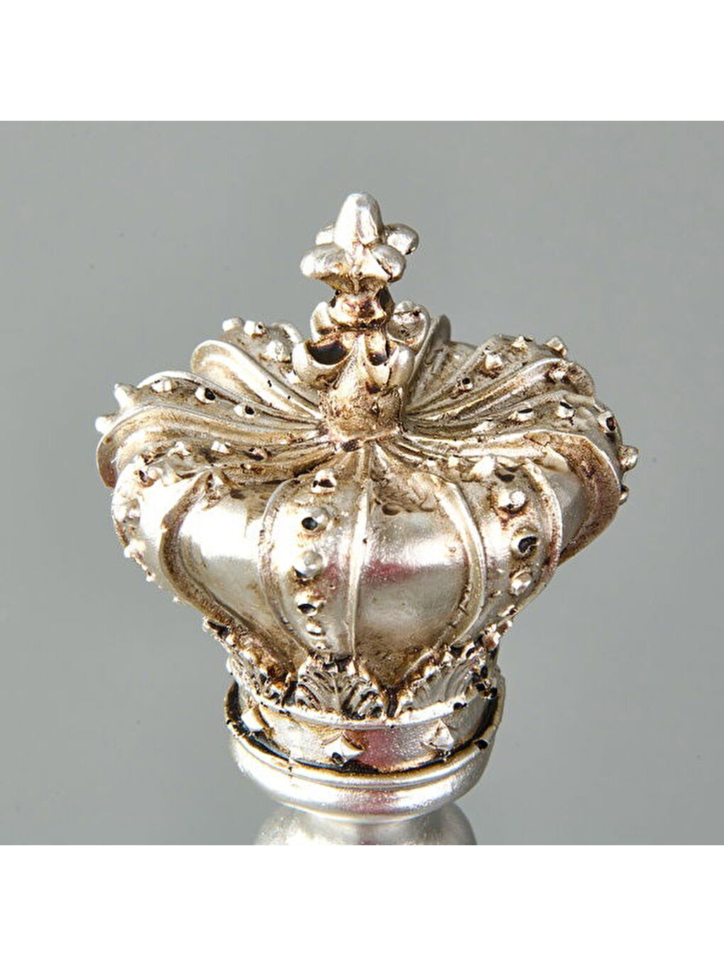 Gri Deco Şah Dekor - Gümüş - 40 cm-1