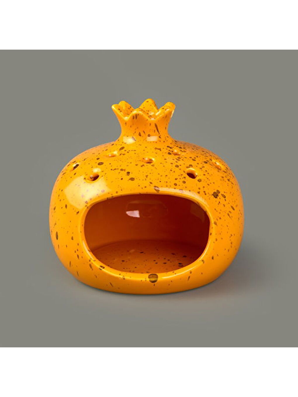 Deco Melograno Buhurdanlık - Turuncu - 10 cm