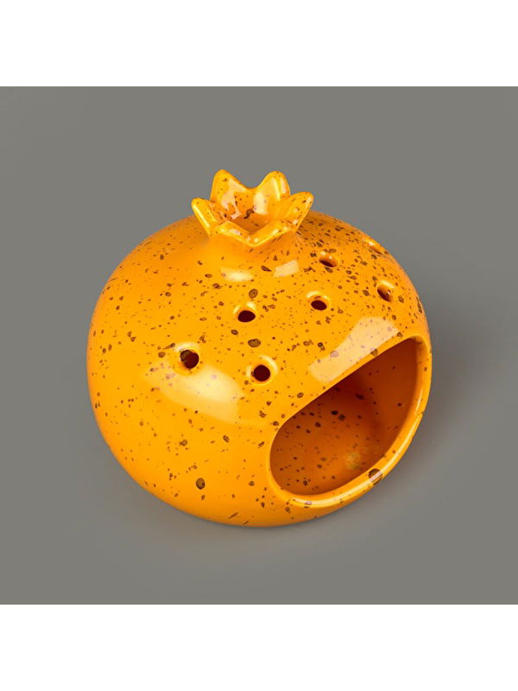 Deco Melograno Buhurdanlık - Turuncu - 10 cm-2