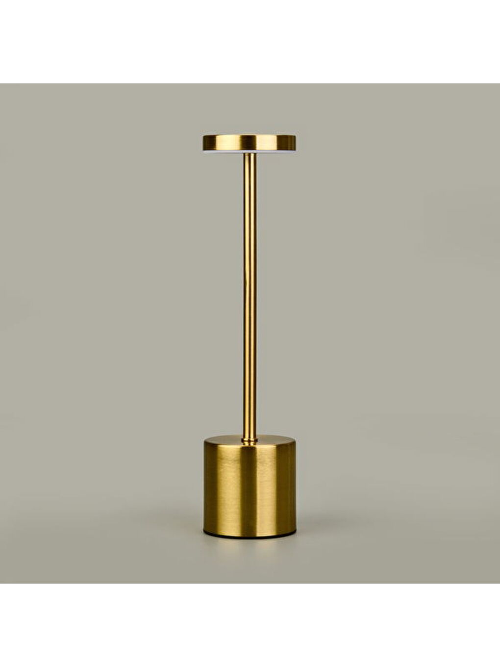 Sarı Dekoratif Şarjlı Dokunmatik Masa Lambası - Gold - 31 cm