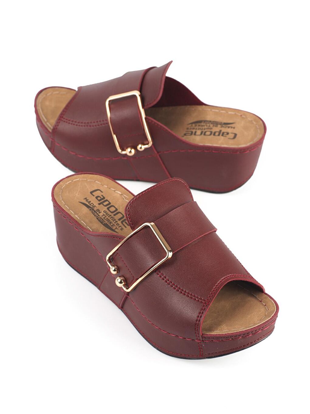 Bordo 612245 Kadın Terlik-1