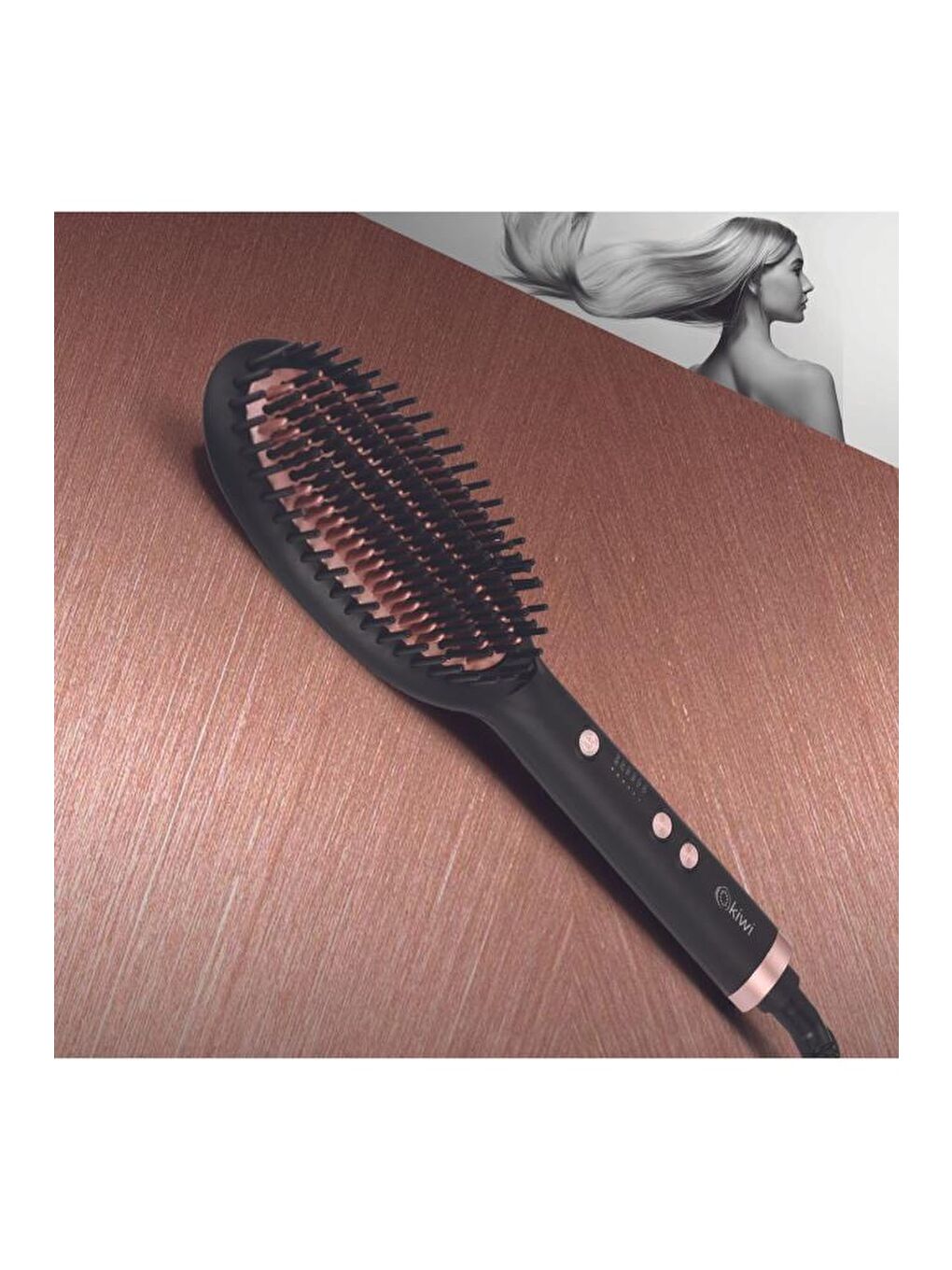 Khs-2039 Saç Şekillendirici ve Saç Düzleştirici Fön Tarağı-2