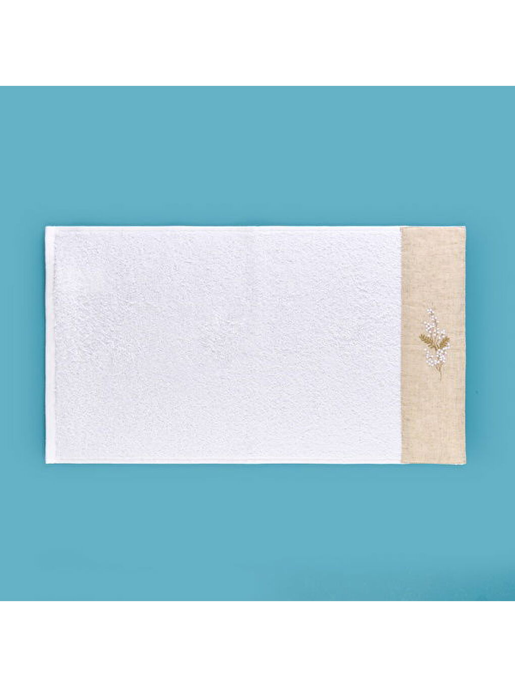 Soft French Cottage Ruva El Havlusu - Ekru - 30x50 cm-2