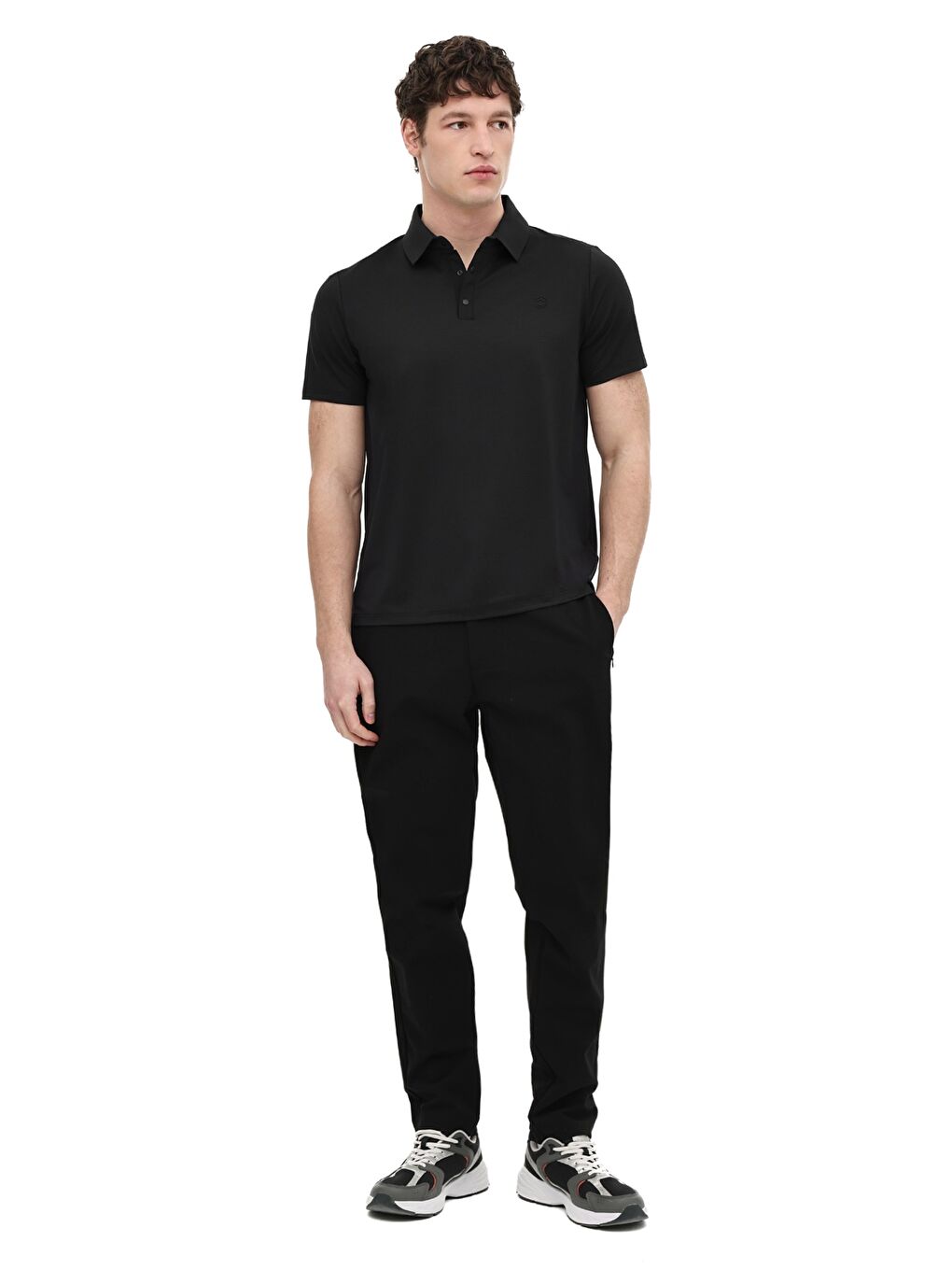 ML FABIAN 12ELG1-009 6FX Siyah Erkek Kısa Kol T-Shirt-2