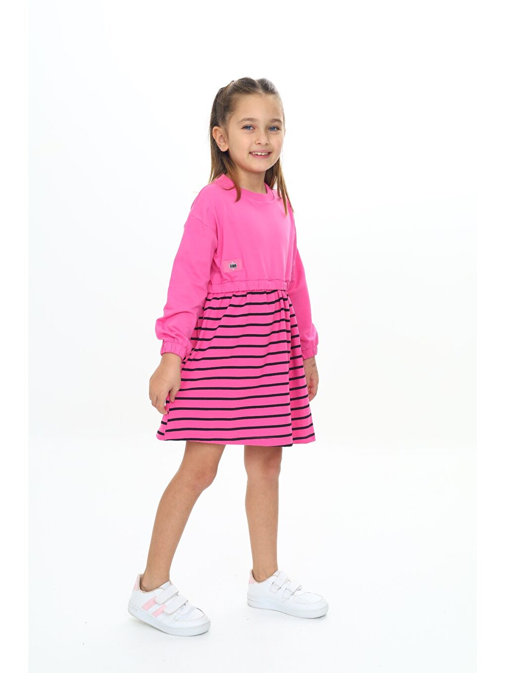 Fuşya Kız Çocuk Elbise-2