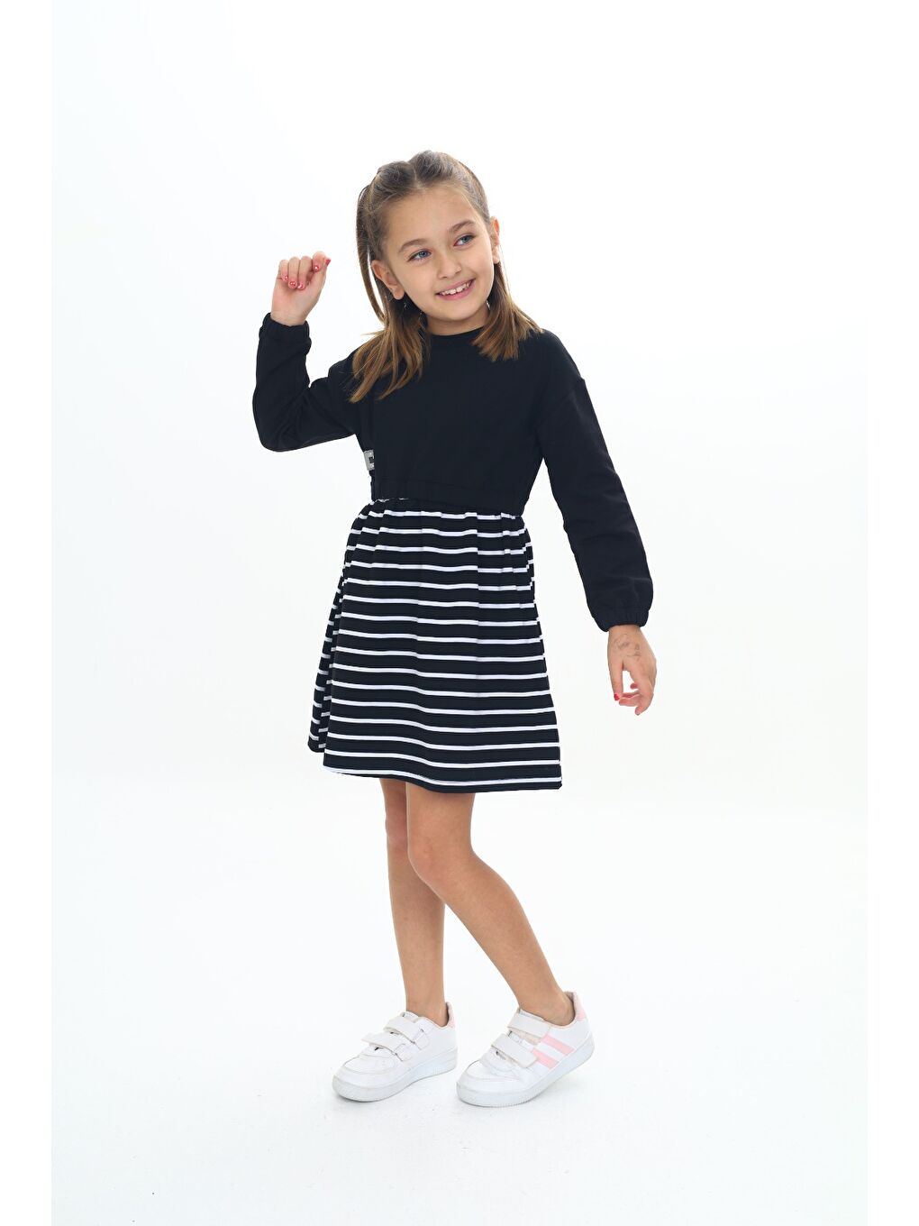 Siyah Kız Çocuk Elbise-1