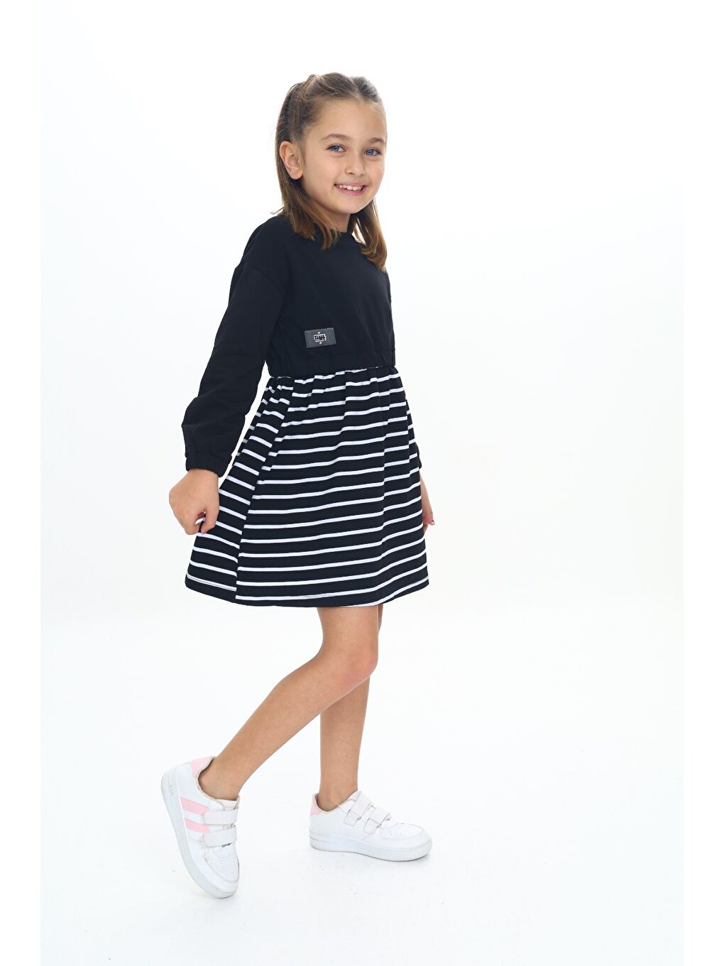 Siyah Kız Çocuk Elbise-3