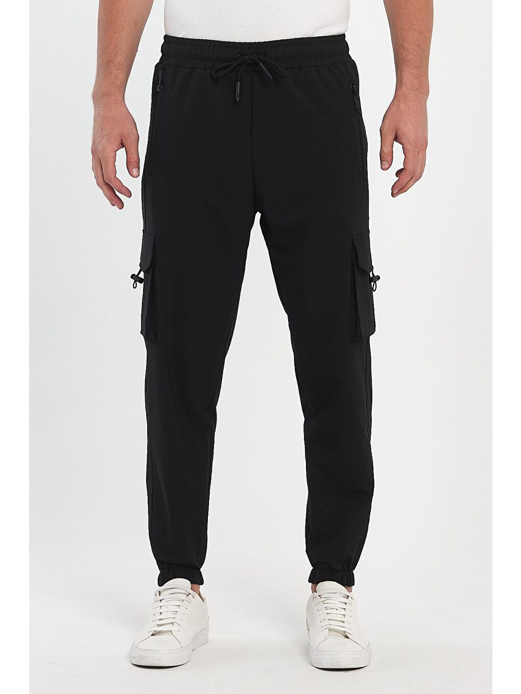 Rodi Siyah Jogger Pantolon Cep Fermuarlı 002402