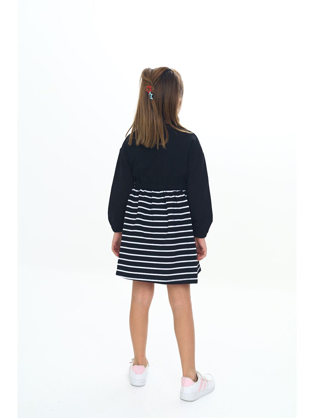 Siyah Kız Çocuk Elbise-4