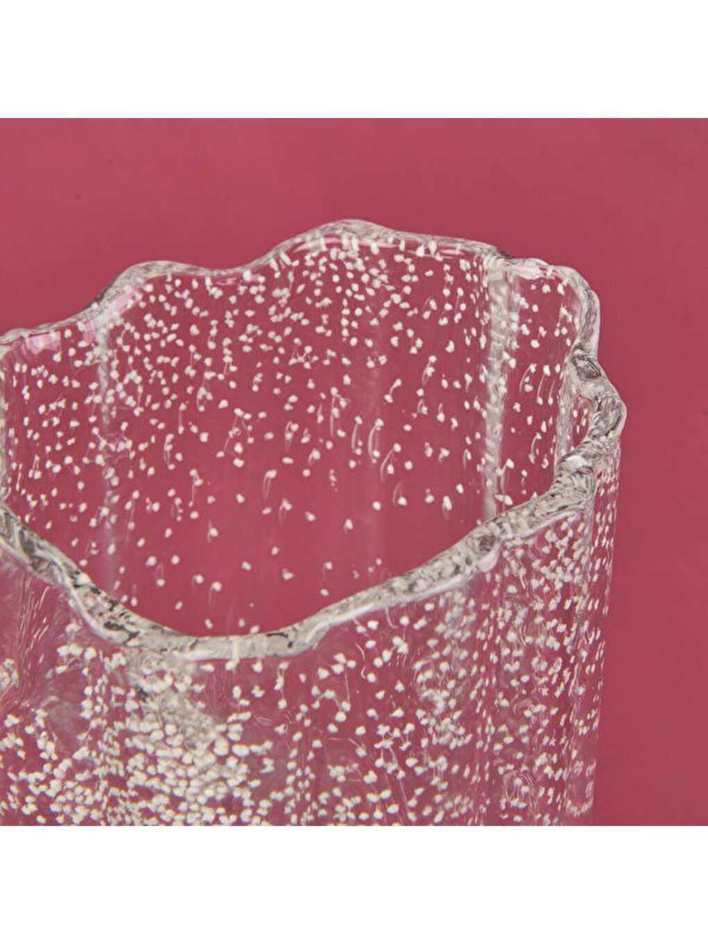 Renksiz Deco Zen Vazo - Şeffaf - 12x25 cm-1