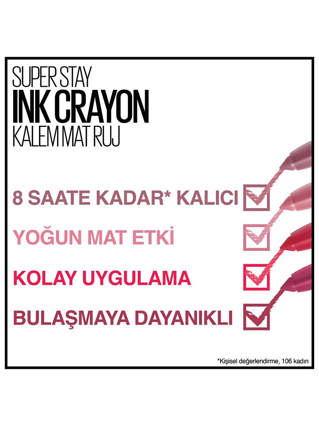 Super Stay Ink Crayon Kalem Mat Ruj- Spiced Up - 105 On The Grind-8