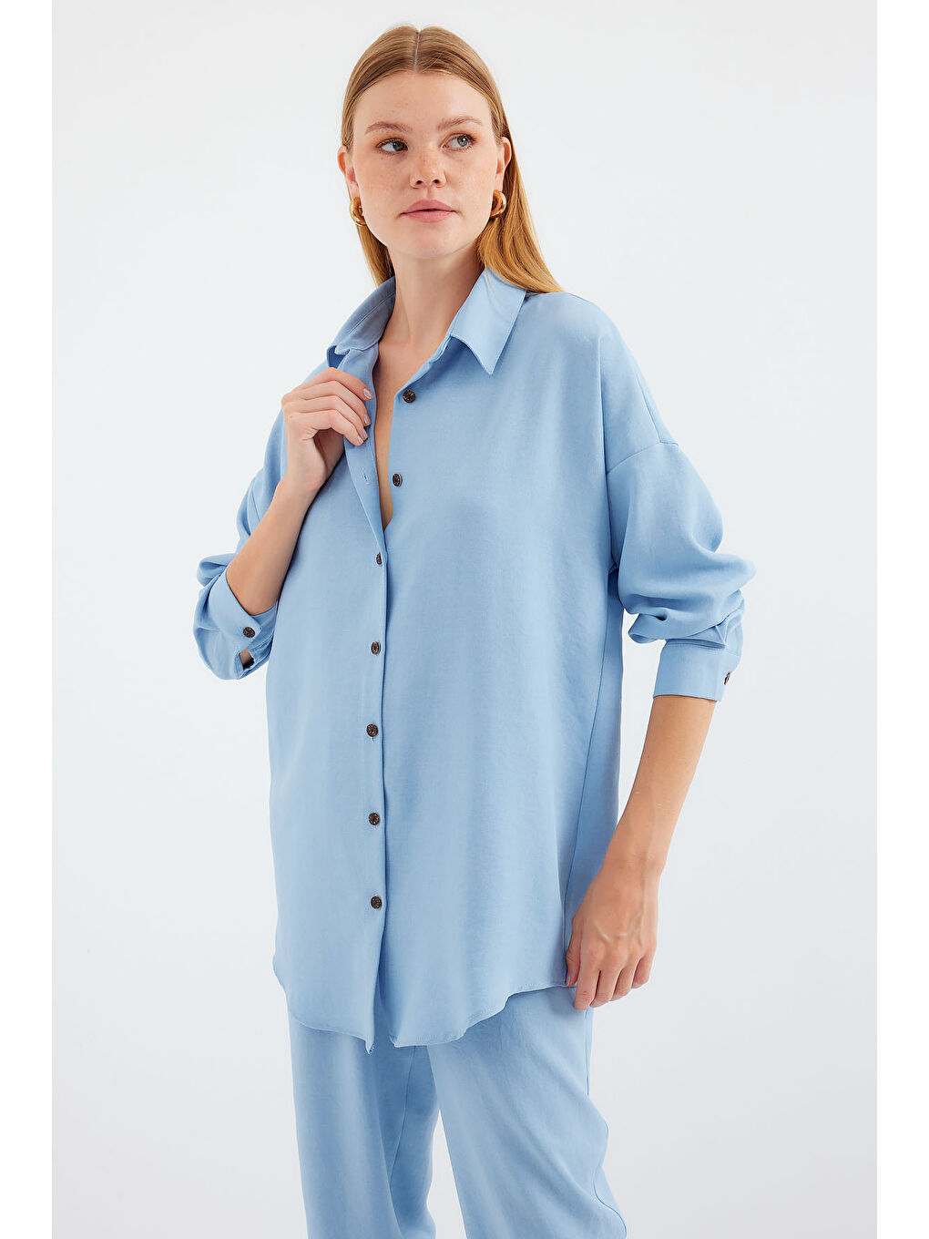 6622 Keten İkili Takım - Mavi-4