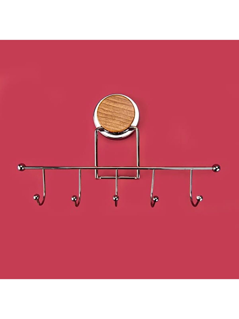 5'li Havlu Askısı - Gri - 31,5 cm