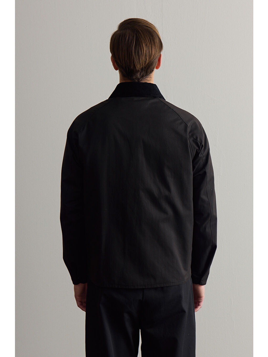 Erkek Premium Kadife Yaka Ceket Siyah 4231DNGR-7