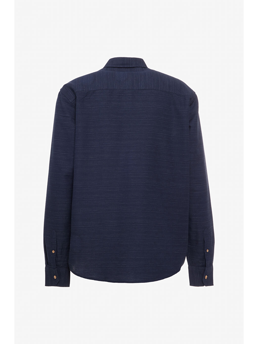 Relaxed Fit Geniş Kesim Lacivert Gömlek-1