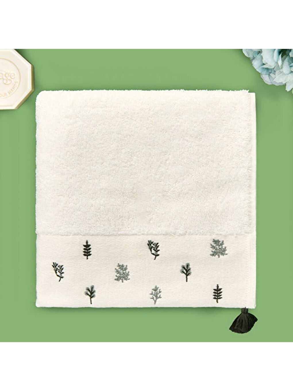 Soft Kayu Yüz Havlusu - Ekru - 50x90 cm