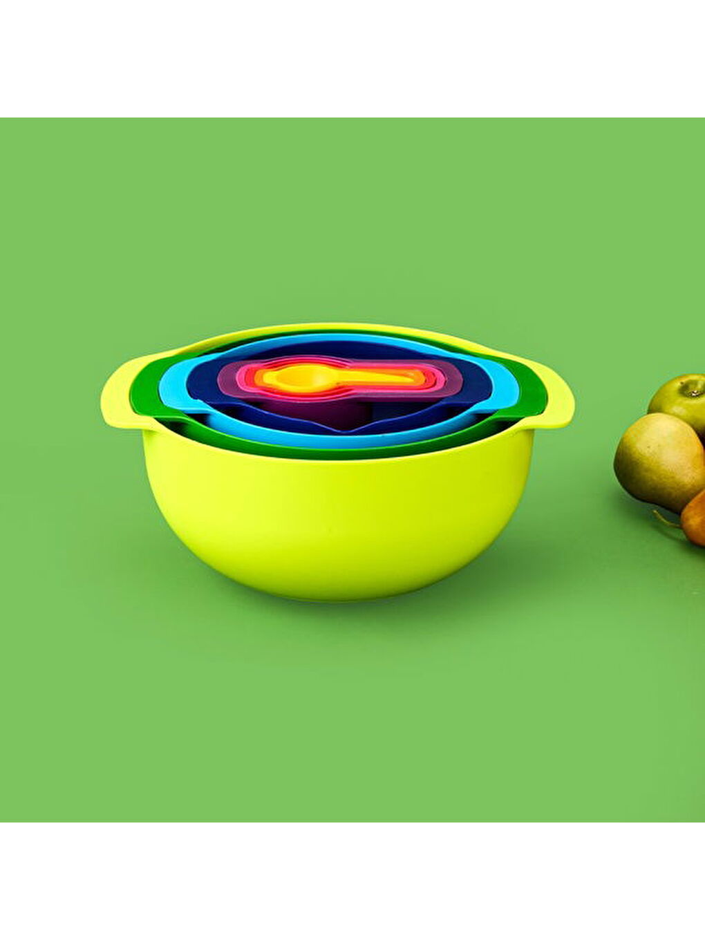 Karışık Bowl & More 9'lu Yemek Hazırlama Seti - Renkli-3