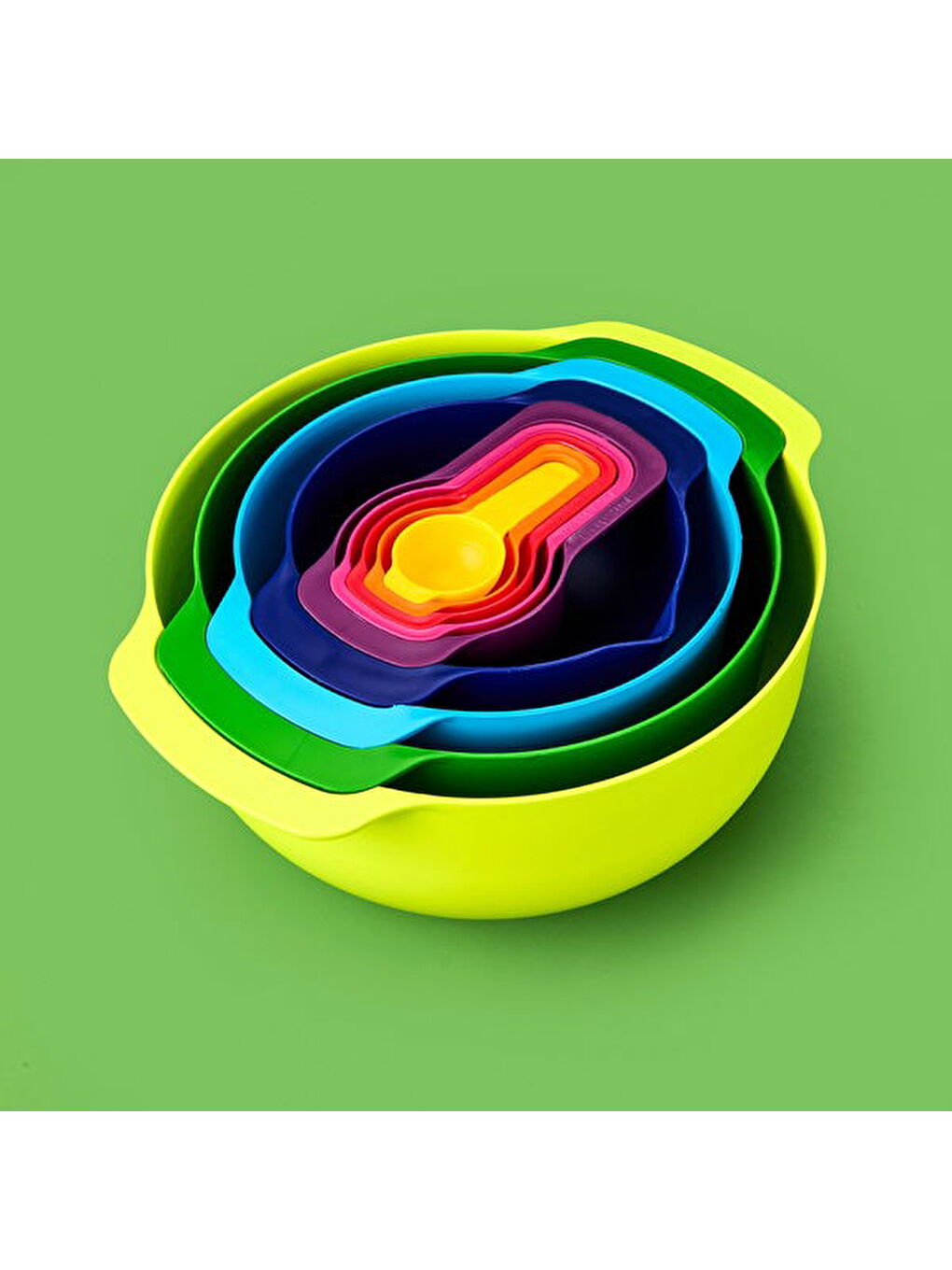 Karışık Bowl & More 9'lu Yemek Hazırlama Seti - Renkli-4