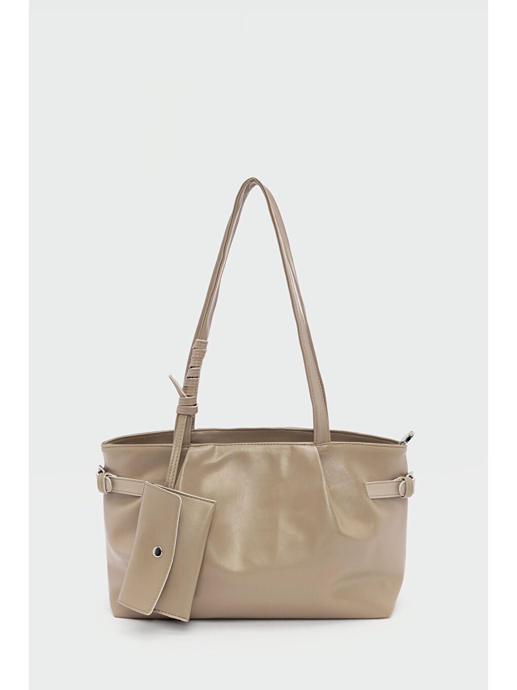 Bybo Vintage Omuz Çantası Bej-1