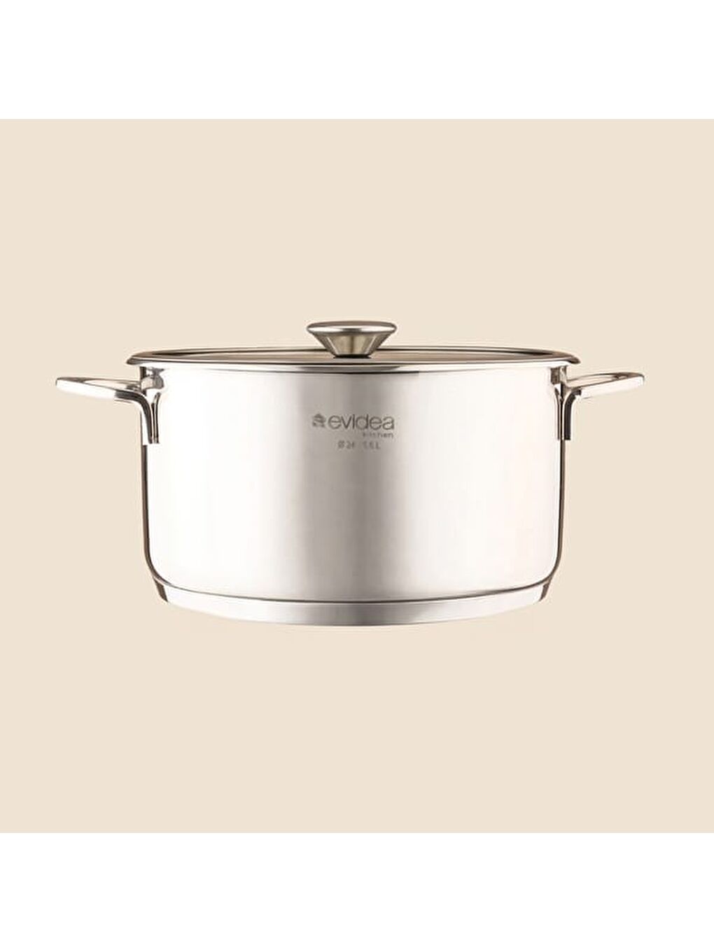 Ekru Kitchen Pure Steel 6 Parça Çelik Tencere Seti-5