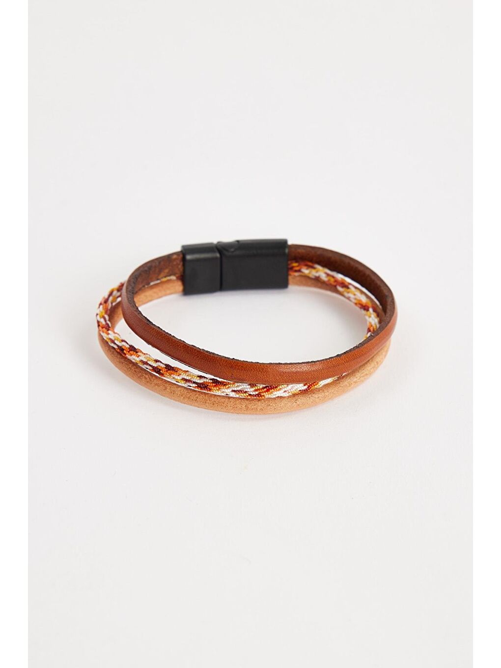 Karışık Erkek Hakiki Deri Bileklik-3